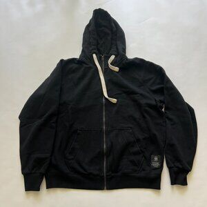 G Star Raw Zip Up Hoodie Black USED Size XL